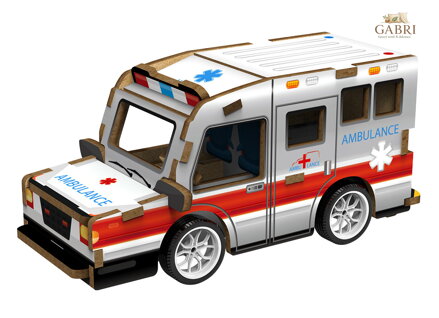 2Kids Toys 3D dřevěná skládačka Sanitka