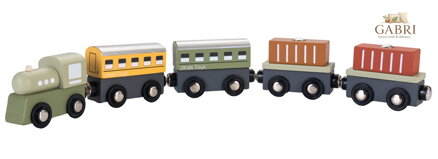 2Kids Toys Dřevěný vláček 2 v 1