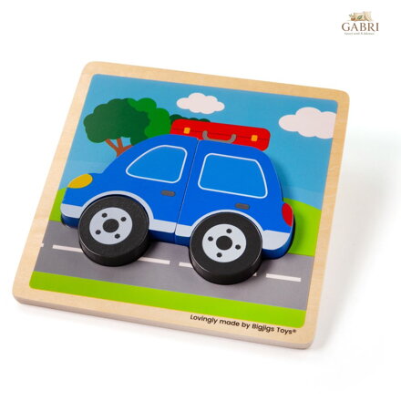 Bigjigs Toys Vkládací puzzle Auto