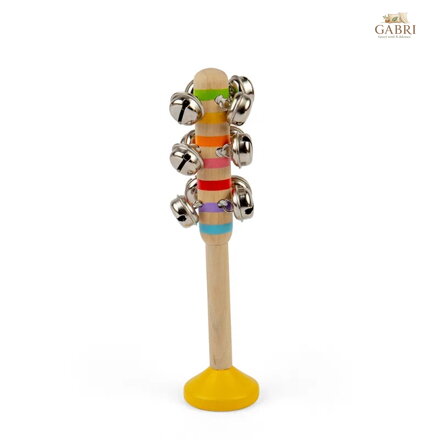 Bigjigs Toys Rolničky 1 ks žlutá