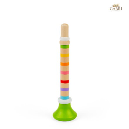 Bigjigs Toys Trumpetka 1 ks zelená