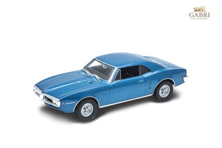 Welly - Pontiac Firebird (1967) model 1:34 stříbrná