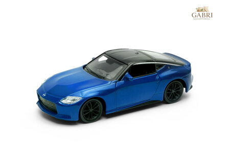 Welly Nissan Z 2023 1:34 modrá metalíza - poškozený obal
