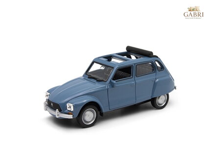 Welly Citroen Dyane Old Timer model 1:34 žlutý