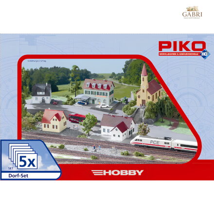 Piko Hobby sada staveb Vesnice 5 dílů - 61925