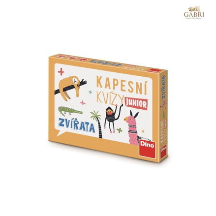 Dino Kapesní kvízy JUNIOR Zvířátka