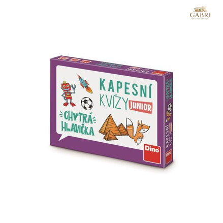 Dino Kapesní kvízy JUNIOR Chytrá hlavička