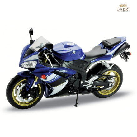 Welly Motocykl Yamaha YZF-R1 1:10 modrá