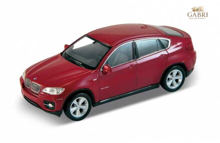 Welly - BMW X6 1:34 červené