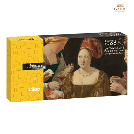 Vilac Puzzle Falešný hráč karet 1000 dílků