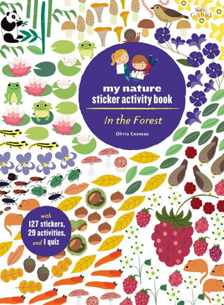 Chronicle Books Kniha aktivit se samolepkami my nature V lese
