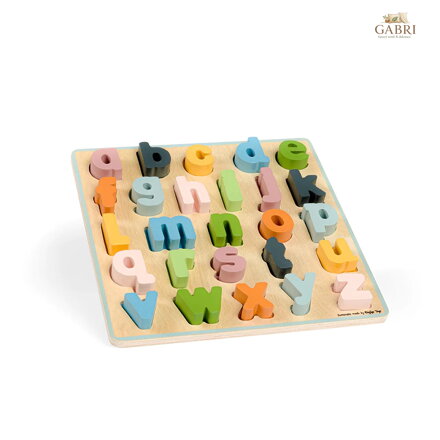 Bigjigs Toys Dřevěné puzzle malá písmena - abc