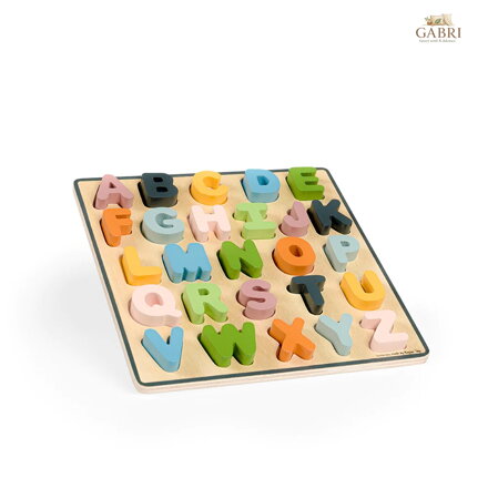 Bigjigs Toys Dřevěné puzzle velká písmena - ABC