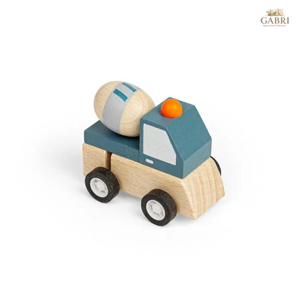 Bigjigs Toys Natahovací stavební autíčko Míchačka