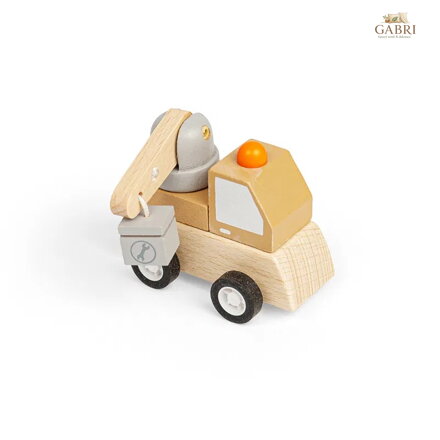 Bigjigs Toys Natahovací stavební autíčko Jeřáb