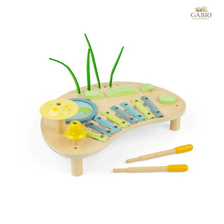 Bigjigs Toys Hudební stoleček Džungle