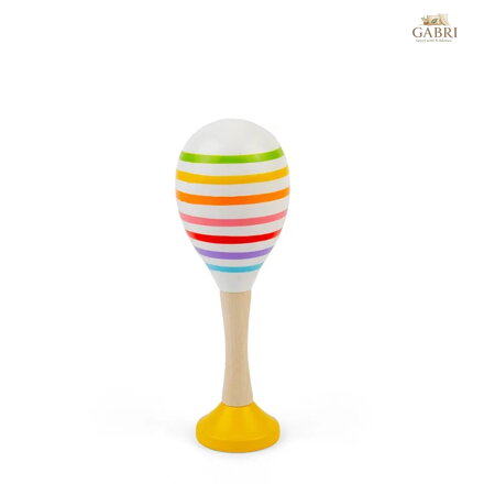 Bigjigs Toys Rumba koule sada 2 ks žlutá