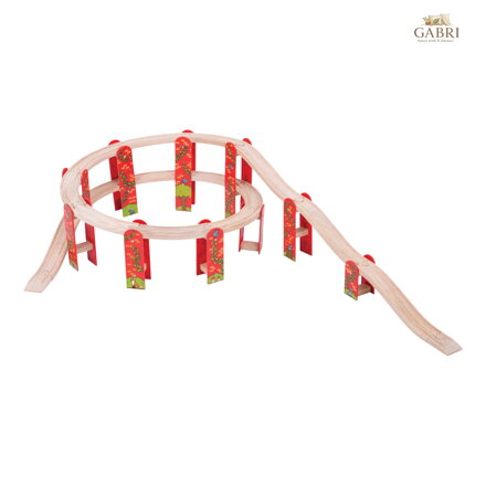 Bigjigs Rail Víceúrovňový set kolejí