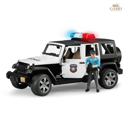 Bruder Jeep Wrangler Rubicon Policie - poškozený obal