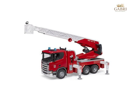 Bruder Hasičské auto Scania s žebříkem - poškozený obal