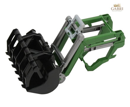 Bruder Čelní nakladač pro traktory John Deere 6920 zelený - poškozený obal