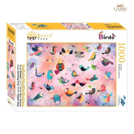 Brain Tree Puzzle Pohádkoví ptáci 1000 dílků