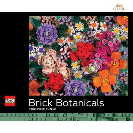 Chronicle Books Puzzle LEGO® Botanické rostliny 1000 dílků - poškozený obal