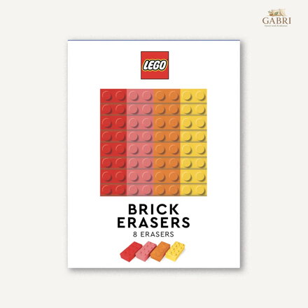 Chronicle Books LEGO® Školní guma 8 ks vícebarevná