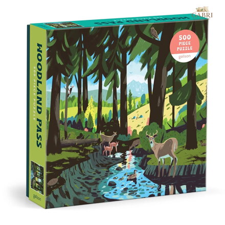 Galison Puzzle Lesní krajina 500 dílků