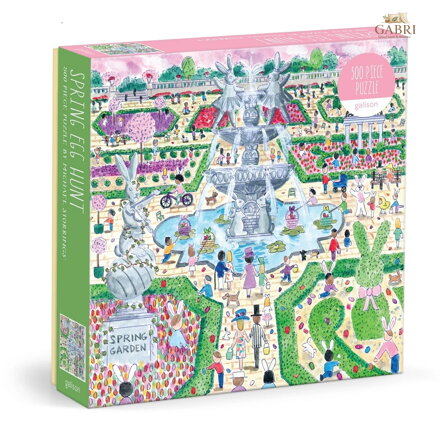 Galison Puzzle Michael Storrings Velikonoční hledání vajíček 500 dílků