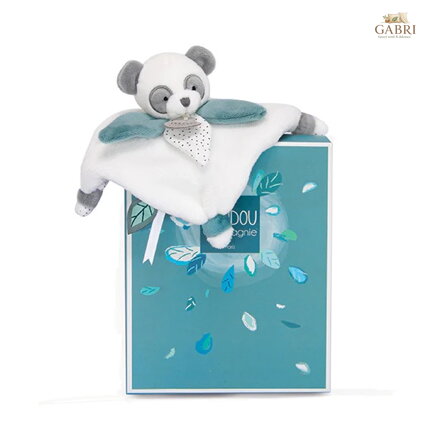 Doudou Plyšová mini hračka muchláček 20 cm panda