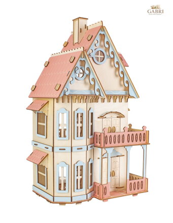 Woodcraft Dřevěné 3D puzzle Gotická vila