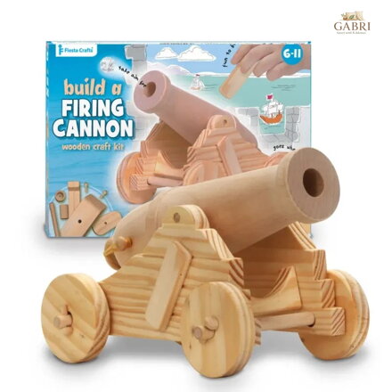 Fiesta Crafts Dřevěná skládačka Dělo
