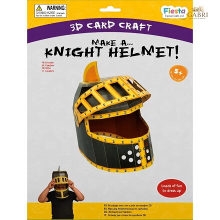 Fiesta Crafts Kreativní sada 3D maska Přilba