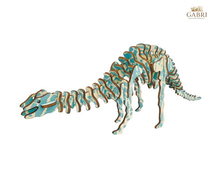 Woodcraft Dřevěné 3D puzzle Diplodocus