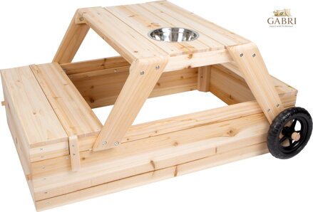 small foot Pískoviště s posezením 3v1 - poškozený obal