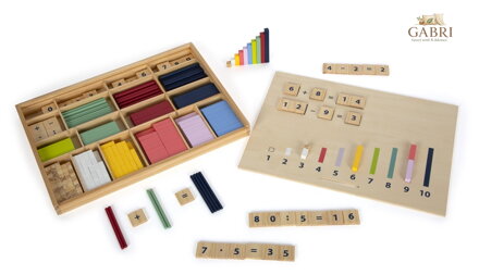 small foot Počítání v dřevěném boxu Educate