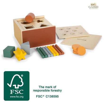small foot Montessori multifunkční vhazování