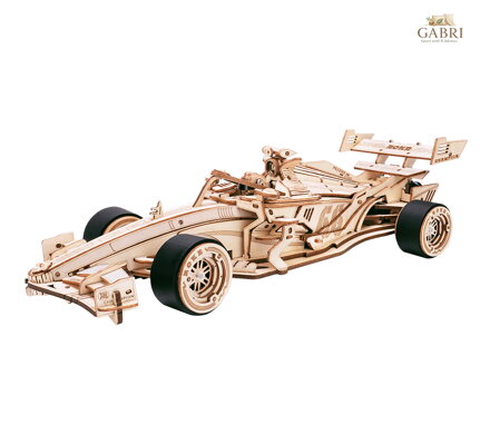 RoboTime 3D dřevěná skládačka Závodní auto F1