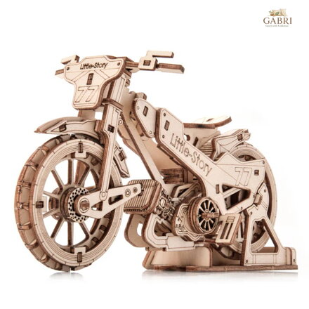 Little Story 3D dřevěná skládačka Speedway Bike
