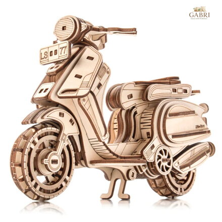 Little Story 3D dřevěná skládačka Sting Scooter