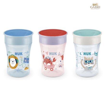 NUK hrnek Magic Cup s víčkem 230ml