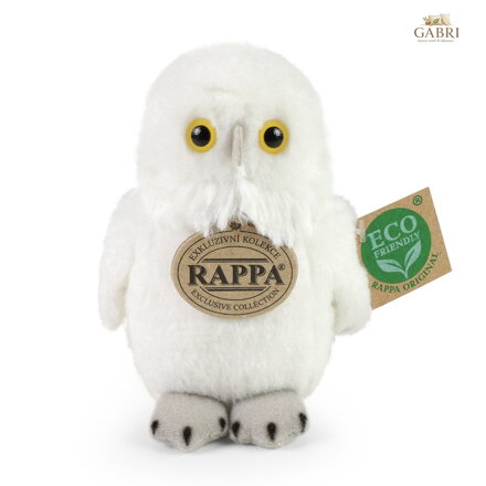 Rappa Plyšová sova 13 cm ECO-FRIENDLY
