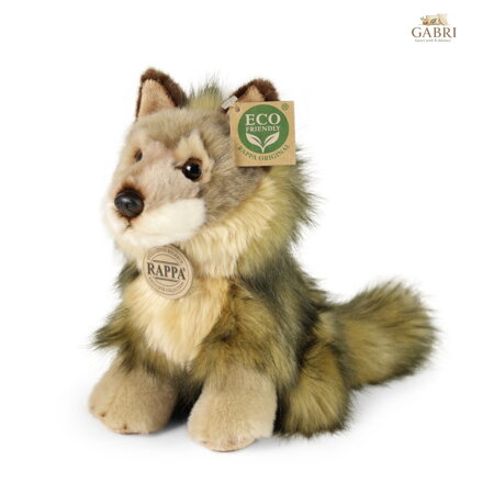 Rappa Plyšový vlk/kojot 20 cm ECO-FRIENDLY