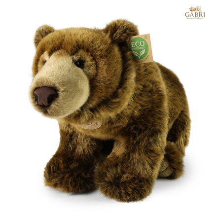 Rappa Plyšový mědvěd hnědý 47 cm ECO-FRIENDLY