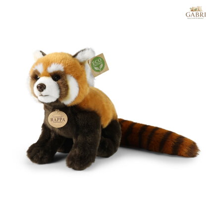 Rappa Plyšová panda červená 28 cm ECO-FRIENDLY