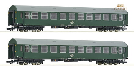 Roco Sada 2 ks osobních vagónů PKP - 6200102