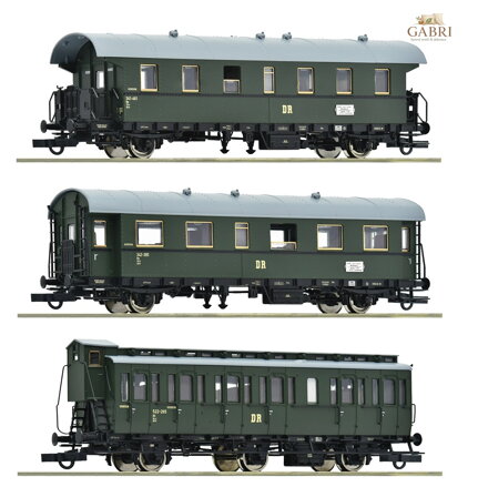 Roco 3dílná sada vedlejšího vlaku DR - 6200131