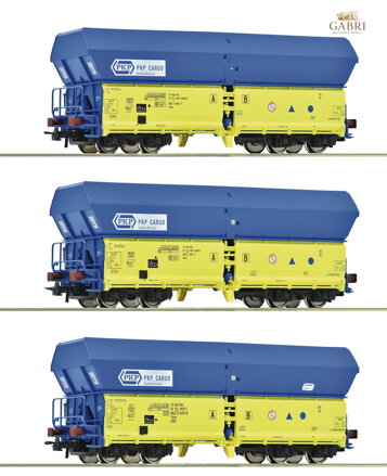 Roco Sada 3 ks nákladních výsypných vagónů PKP - 6600136