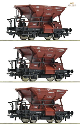Roco 3dílná sada Výsypných vozů Talbot DB IV - 6600269